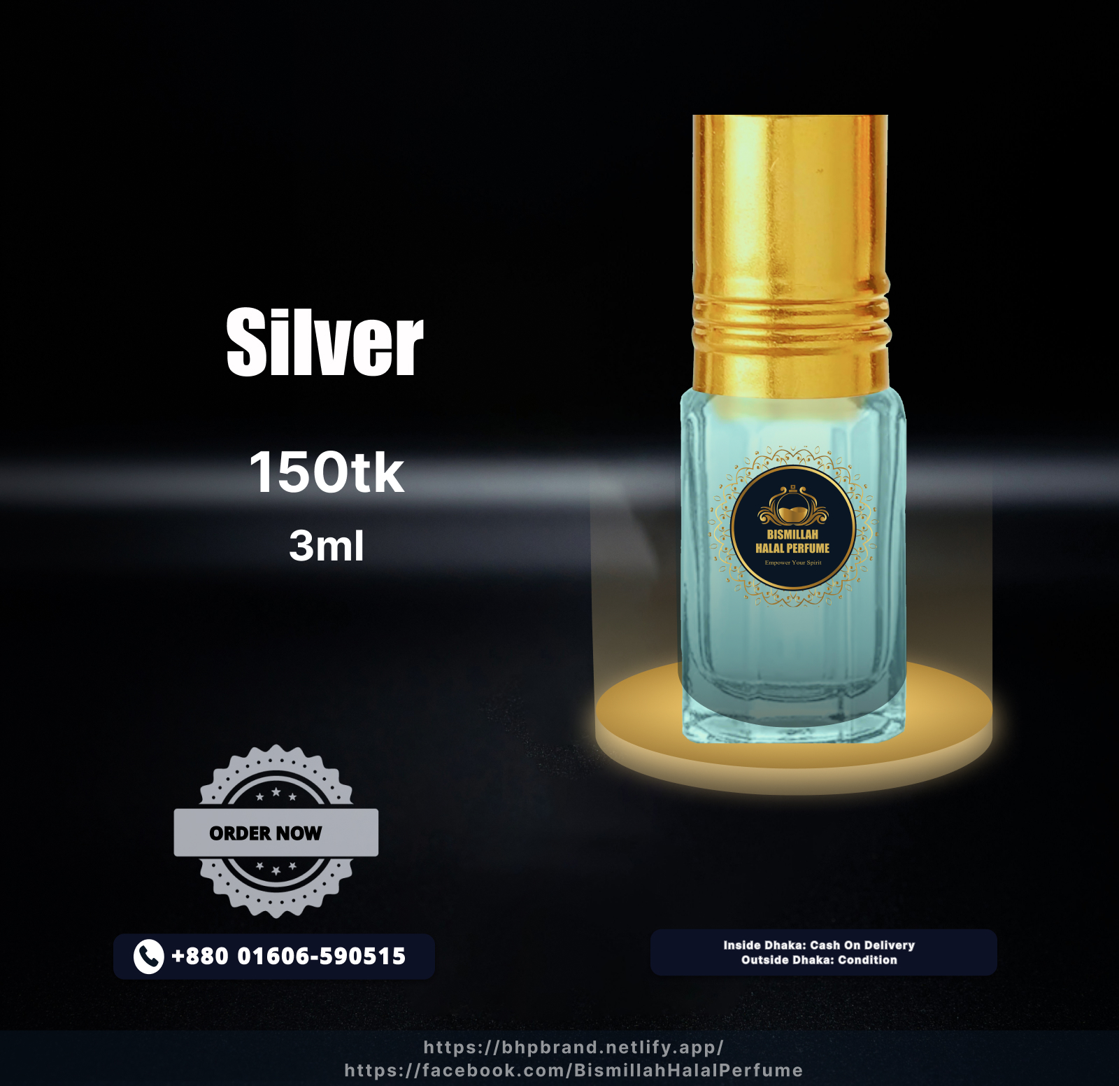 Bismillah halal perfume - BHP Silver